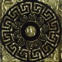 Вставка підлогова Grand Kerama Tako 6,6x6,6 греція золото