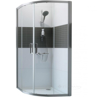 душевая кабина Huppe Classics 2 90x90 стекло прозрачное, полукруглая (C20602.069.321)