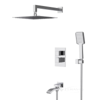 душова система для ванни та душу Gappo 3х режимна, хром (G7107-40)