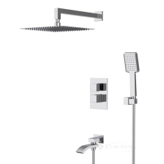 душова система для ванни та душу Gappo 3х режимна, хром (G7107-40)