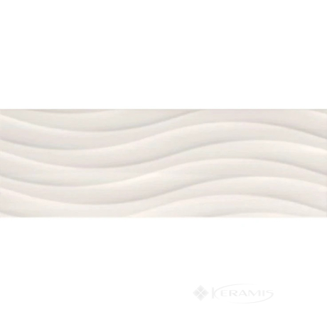 Плитка Ceramika Color Living 25x75 cream wave