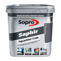затирка Sopro Saphir Fuga 14 бетонно-сірий 4 кг (9504/4 N)