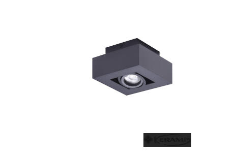 Светильник потолочный Azzardo Nikea GU10 50W black (AZ4432)