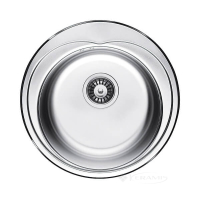 кухонна мийка Fabiano 48x48x18, кругла микродекор (8211.401.0447)