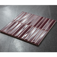 плитка Monopole Ceramica Melody 20x20 Bordeaux