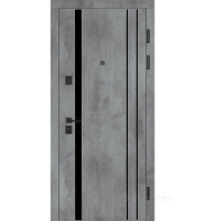 дверь входная Булат Статус 950x2050x105 правая модель 549/551, оксид темный/оксид светлый (0024)