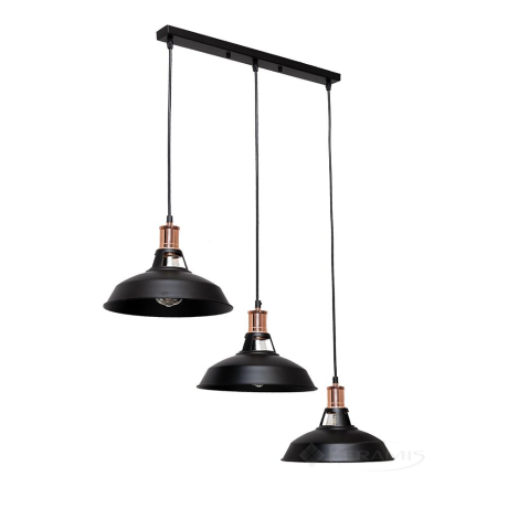 Светильник подвесной Levistella (7526857F4-3 BK (500)) стиль лофт