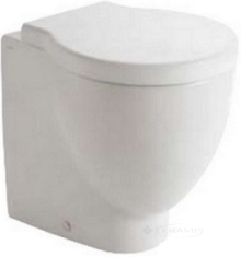 унитаз Globo Bowl напольный с сиденьем обычным белым (SB002.BI+SB021)