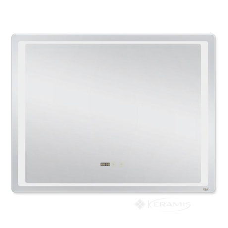 Зеркало Qtap Mideya 90x70 c LED-подсветкой grey (QT2078F9022W)