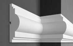 молдинг Elite Decor Prestige Decor 18x6x200 см белый (MC 168)