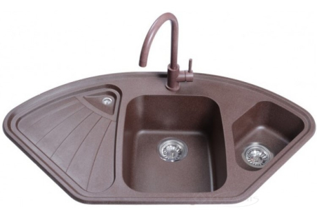 Кухонна мийка Bretta Alveus 106x57,5 коричнева