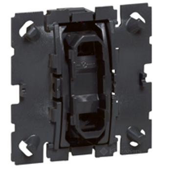 Механизм выключателя Legrand Celiane 1 кл., 10 А, черный (67002)