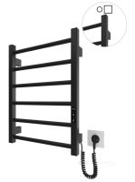 полотенцесушитель электрический Mario Hf Leeds 570x430 черный мат (6.1.0800.06.BM)