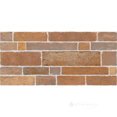плитка Интеркерама Brick 23x50 червоно-коричнева (2350 50 022)
