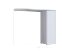 зеркало Aquarius Лион 80x17x70 со шкафчиком и подсветкой белая (09000)