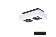светильник потолочный Azzardo Nikea GU10 50W white-black (AZ4433)