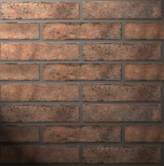 плитка Golden Tile Brickstyle Westminster 25х6 оранжевый (24Р020) (Остаток 2,4 м2)