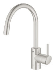 смеситель для кухни Grohe Concetto с выдвижным изливом, суперсталь (32663DC3)