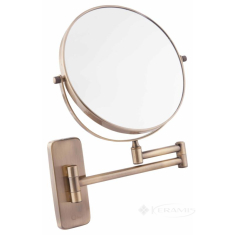 зеркало косметическое Qtap Mideya 20x20 bronze (QTLIBANT1147)