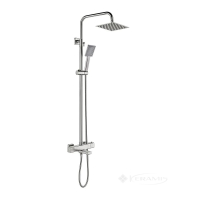 душова система з термостатом Gappo 3х режимна, нержавіюча сталь (G2499-40)
