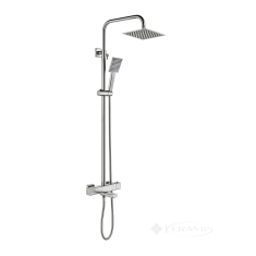 душова система з термостатом Gappo 3х режимна, нержавіюча сталь (G2499-40)