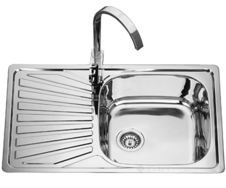 Кухонна мийка Formix Mx 78х48х18 полірована, права (MX7848DK-R)