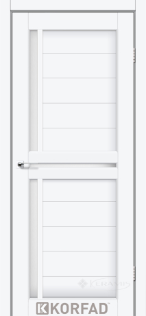 Полотно дверне Korfad Scalea SC-04, 600х2000, білий перламутр