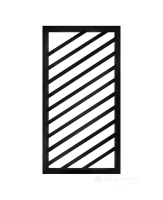 електрична рушникосушарка Genesis Aqua Kropiva 1000х500 чорний (GA-83005)