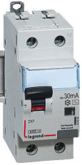диференціальний автомат Legrand Dx3 10 А, 230 В, 2 п., Тип C, 30 mA (411000)