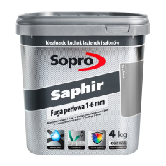 затирка Sopro Saphir Fuga 15 серый 4 кг (9503/4 N)