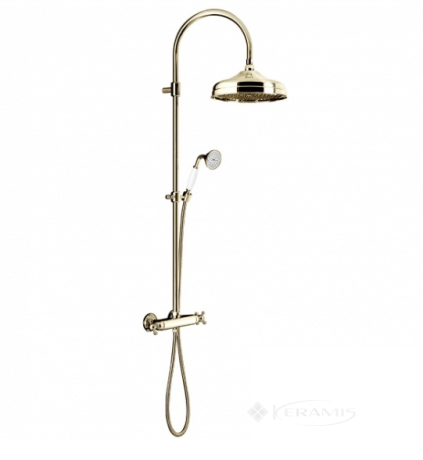 Душевой набор Fir Classic Showers золото & кристалл (20612731351)