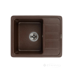 кухонная мойка Granado Almeria 57,4х46х19,7 с сифоном, marron (gr2706)