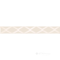 фриз Paradyz Secret listwa drukowana Poduszki 7x59,5 Bianco