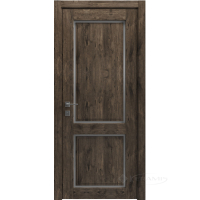 дверне полотно Rodos Style 2 600 мм, напівскло, акація темна