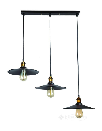 Світильник підвісний Levistella (752836F-3 BK (500)) у стилі лофт