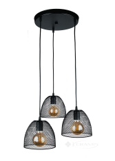 світильник підвісний Levistella (907013F-3 BK (300)) у стилі лофт