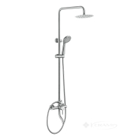 душевая система для ванны и душа Wezer 3х режимная, сатин (EKO16D-01)