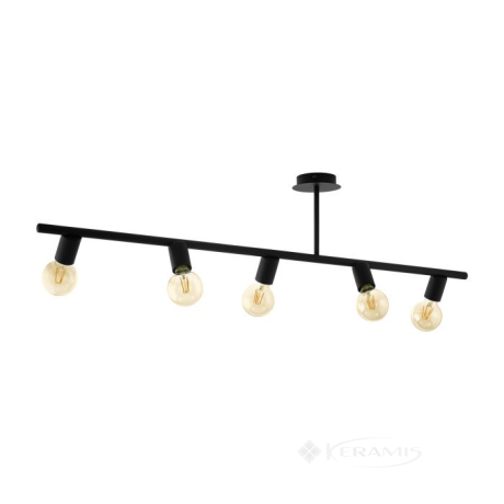 Cветильник потолочный Eglo Mendieta HL/5 черный (98675)