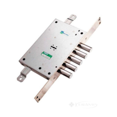 замок для дверей Mottura 52783DM2856CR 5-риг под тяги хром накл