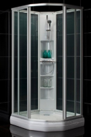 душова кабіна Eger Sharkeza 90x90 скло прозоре (599-8005)