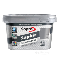 затирка Sopro Saphir Fuga 15 серый 2 кг (9503/2 N)