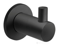 гачок Ferro Smile 5,6 х5,5х5,3 одинарний, чорний (ASM05BL)