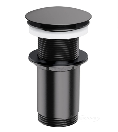 Донный клапан Omnires click-clack brushed anthracite (A716AT)