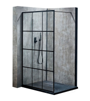 душова стенка Calani Soleo 120x195 безпечне скло прозоре (CAL-K6013)