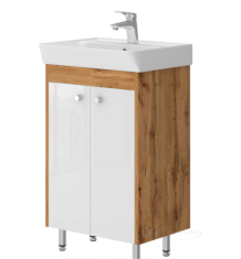 тумба с умывальником Juventa Trinity 85x50,4x42 напольный, дуб вотан (Tn-50)