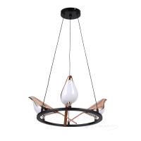люстра Levistella декоративная, птицы, черный-золото (784V1004-3 BK+FGD)