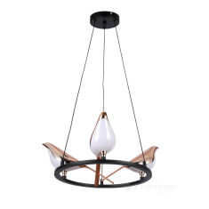 люстра Levistella декоративная, птицы, черный-золото (784V1004-3 BK+FGD)