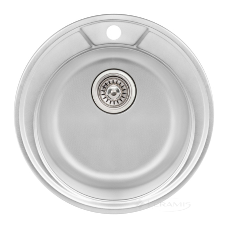Кухонна мийка Qtap D490 Micro Decor 0,8 мм (QTD490MICDEC08)