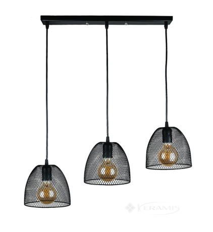 Світильник підвісний Levistella (907013F-3 BK (500)) у стилі лофт