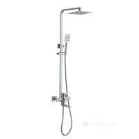 душевая система для ванны и душа Wezer 3х режимная, сатин (ODA16-15)